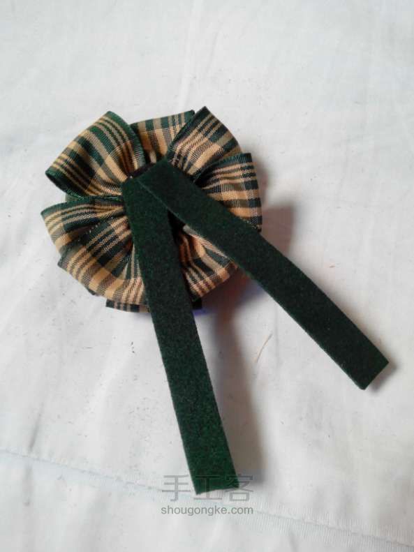 原创多款蝴蝶结，发饰，胸针制作方法 第30步