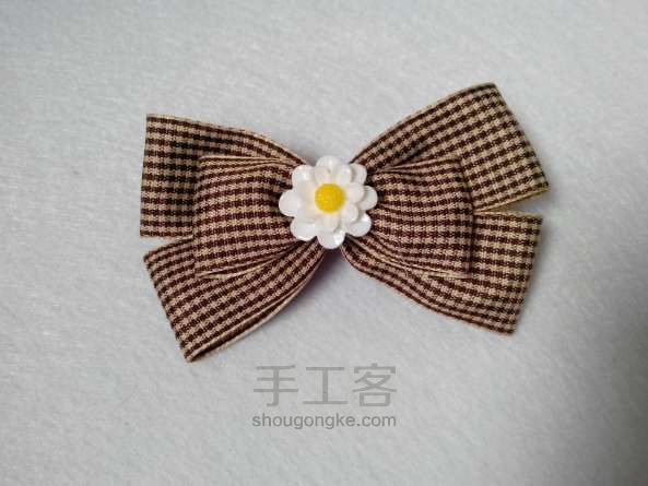 原创多款蝴蝶结，发饰，胸针制作方法 第39步