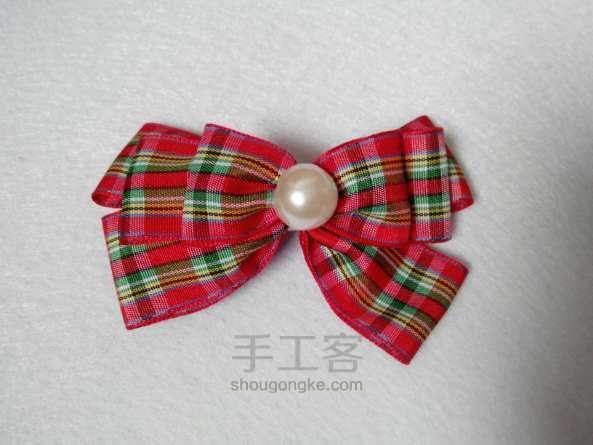 原创多款蝴蝶结，发饰，胸针制作方法 第19步