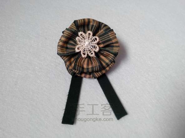 原创多款蝴蝶结，发饰，胸针制作方法 第44步