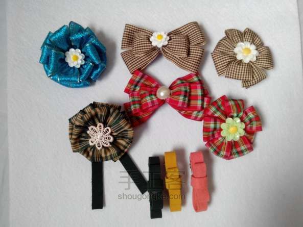 原创多款蝴蝶结，发饰，胸针制作方法 第1步