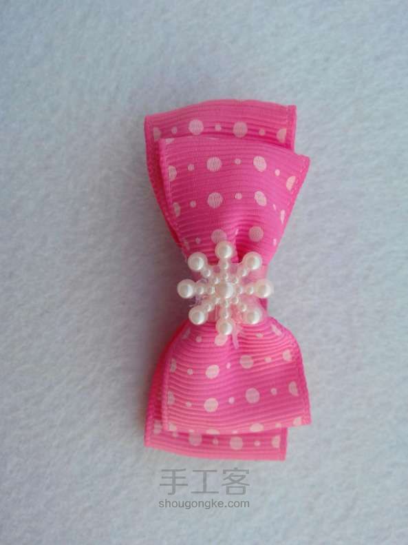 原创多款蝴蝶结，发饰，胸针制作方法 第50步