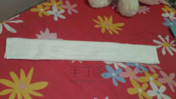 韩剧绵羊头毛巾折法 第4步