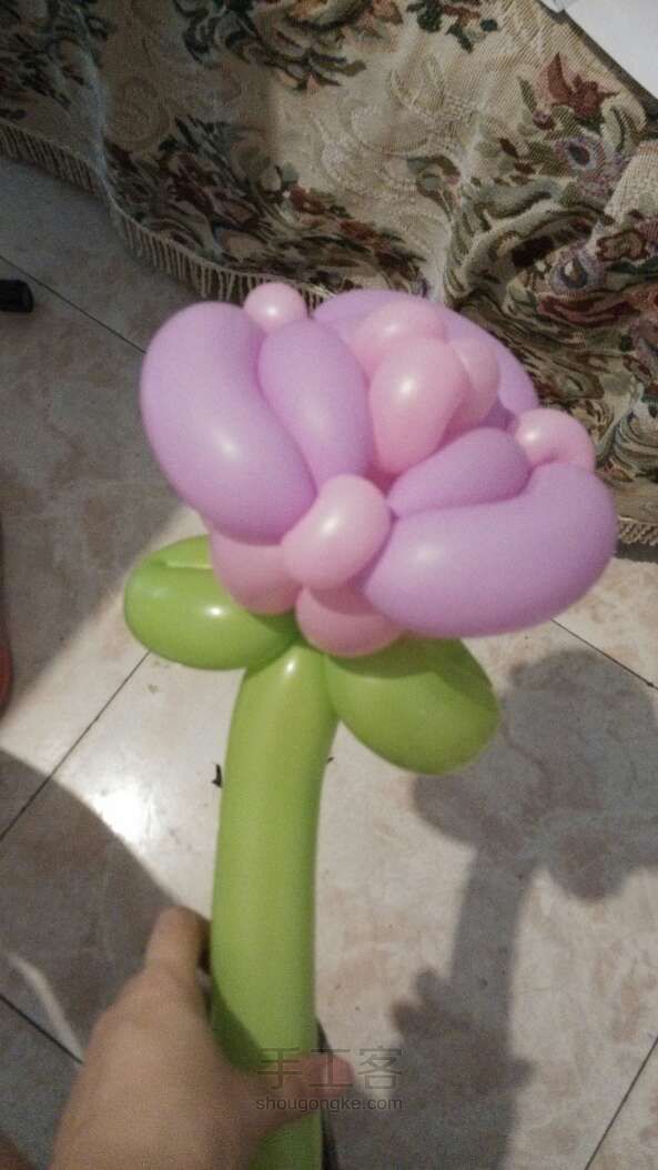 气球玫瑰花 DIY制作方法 第13步