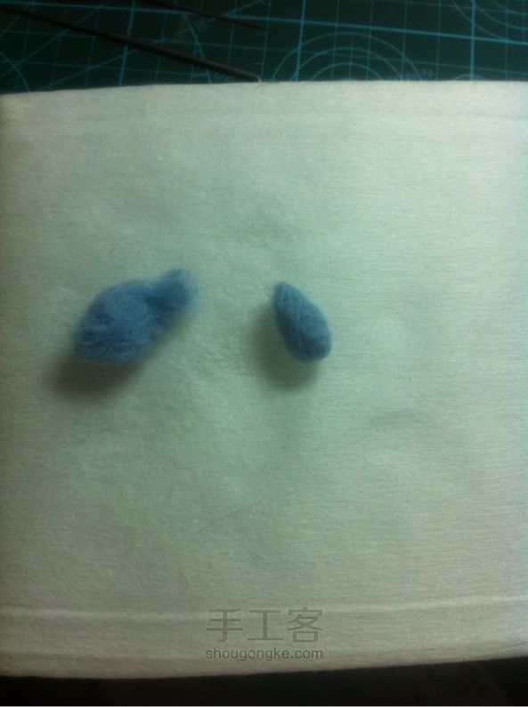 彩虹在身边羊毛毡DIY制作方法 第7步
