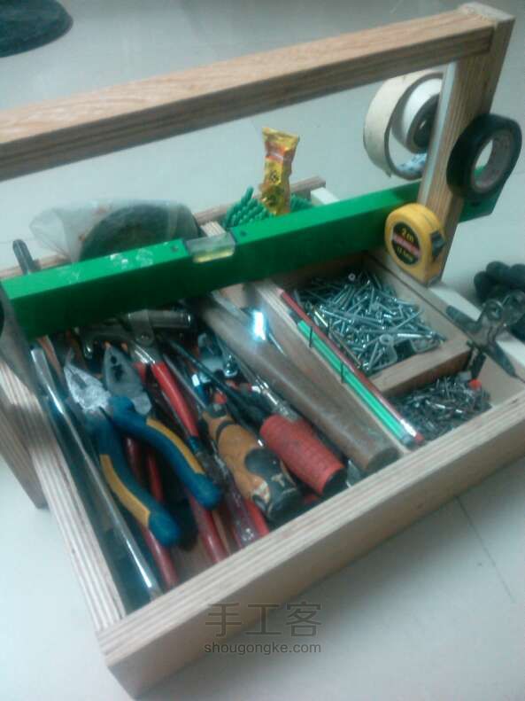 学做了个工具箱 第2步