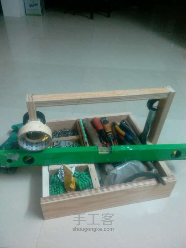 学做了个工具箱 第3步