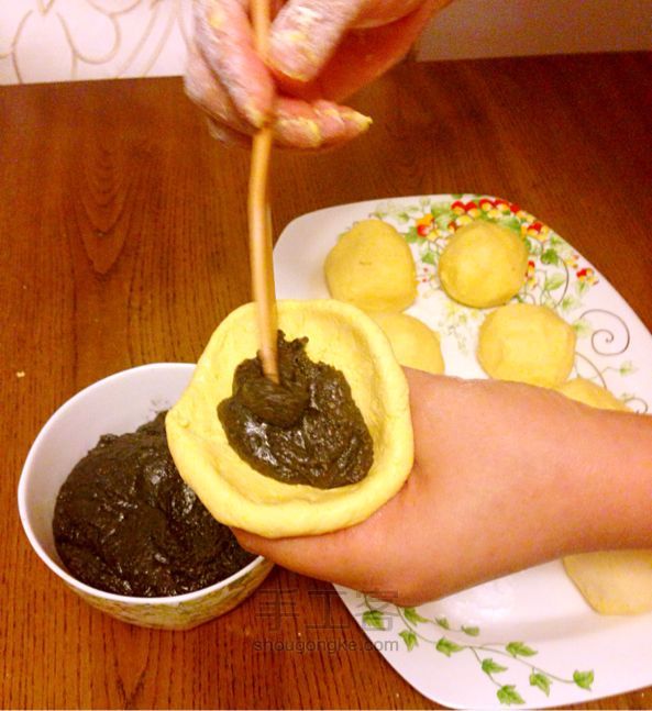 中秋家庭好料理 ——手工南瓜饼 美食教程 第9步