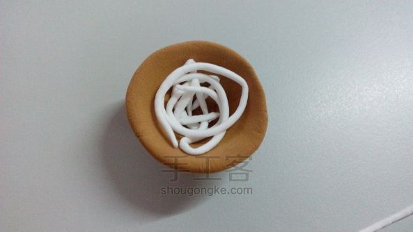 鸡蛋面、、、、、、轻粘土制作方法 第4步