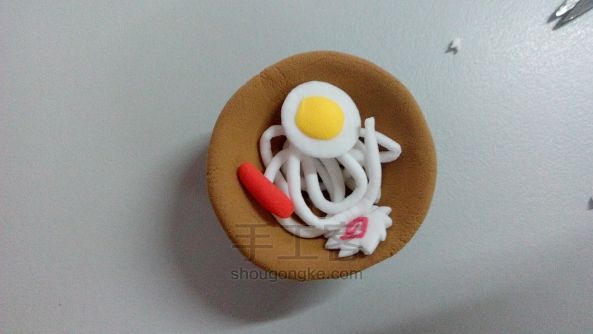 鸡蛋面、、、、、、轻粘土制作方法 第11步