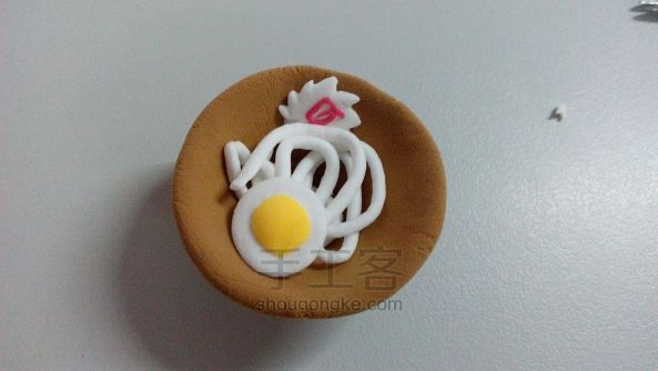 鸡蛋面、、、、、、轻粘土制作方法 第10步