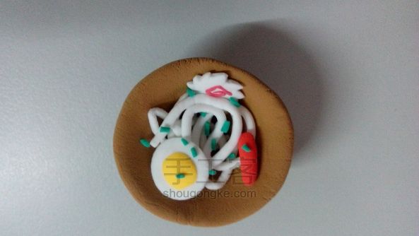 鸡蛋面、、、、、、轻粘土制作方法 第13步