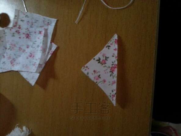 樱花束口袋布艺制作方法 第6步