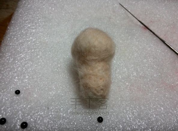 羊毛毡DIY蘑菇园方吉 第2步