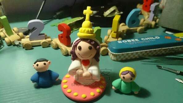 萌萌哒轻粘土制作方法 第4步