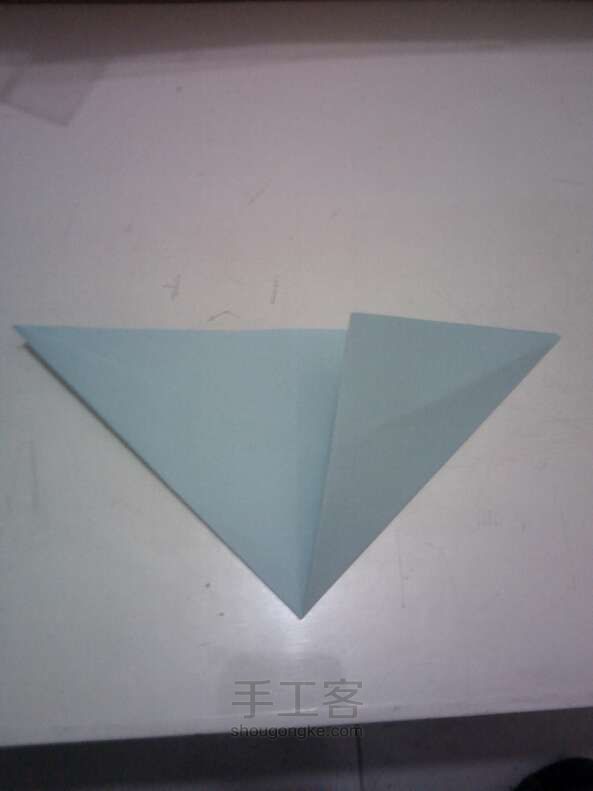 百合折纸方法 第3步