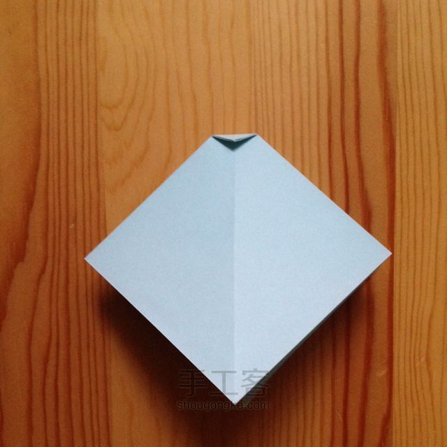 美腻的蝴蝶结折纸方法 第4步