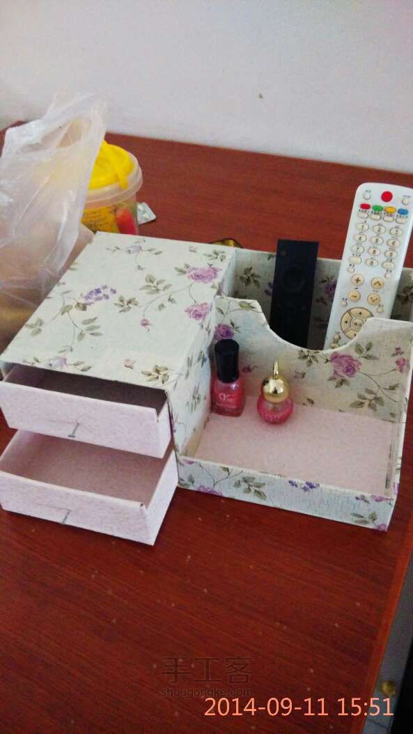 化妆盒旧物改造 第8步