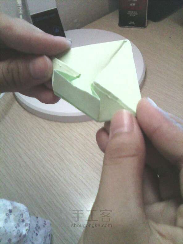 钻石玫瑰折纸方法 第17步