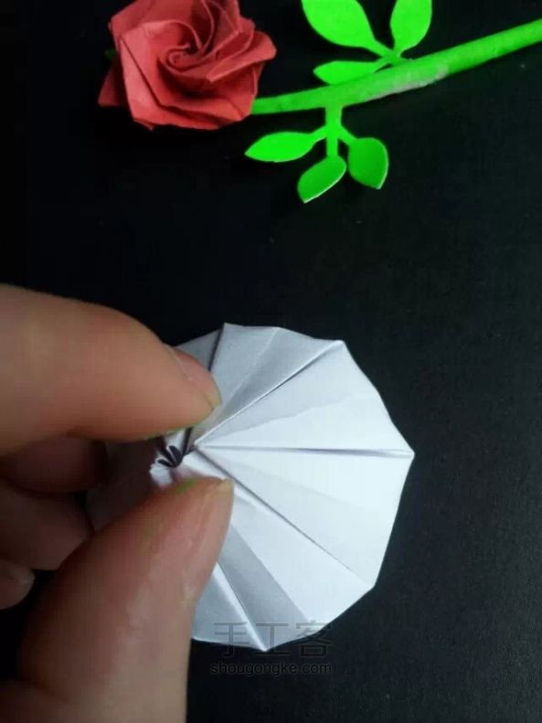 最容易的钻石折纸方法 第19步