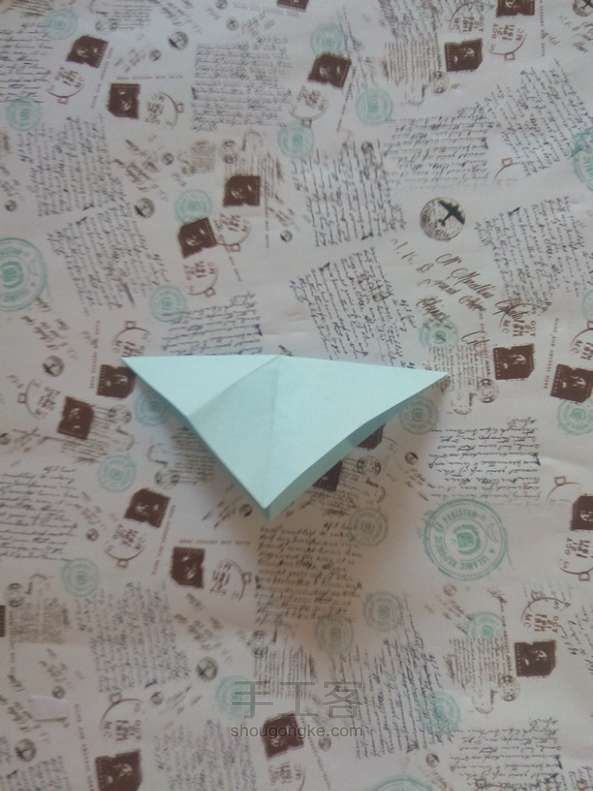 可爱蝴蝶结折纸方法 第5步