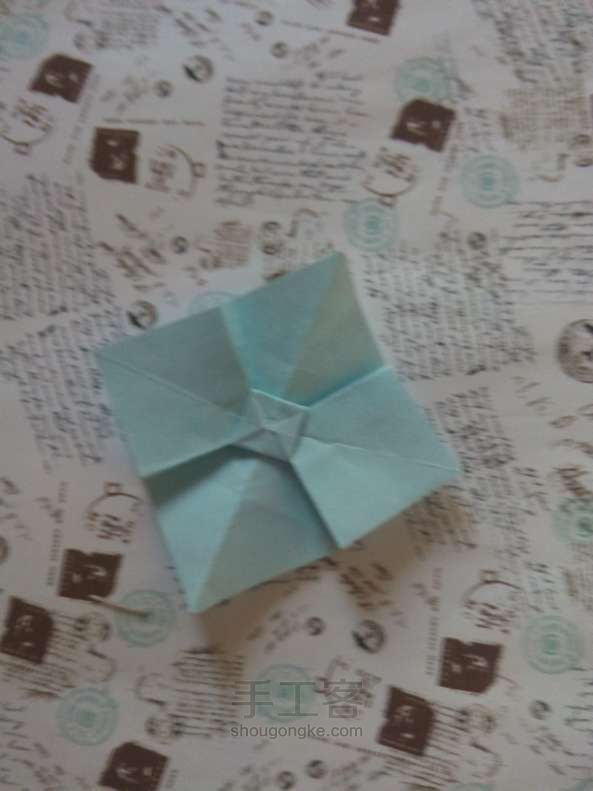 可爱蝴蝶结折纸方法 第18步
