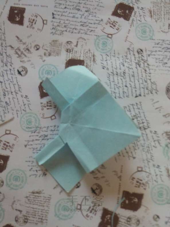可爱蝴蝶结折纸方法 第21步