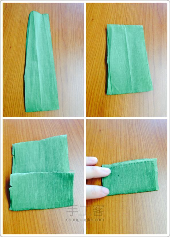 康乃馨做纸花的制作方法 第9步