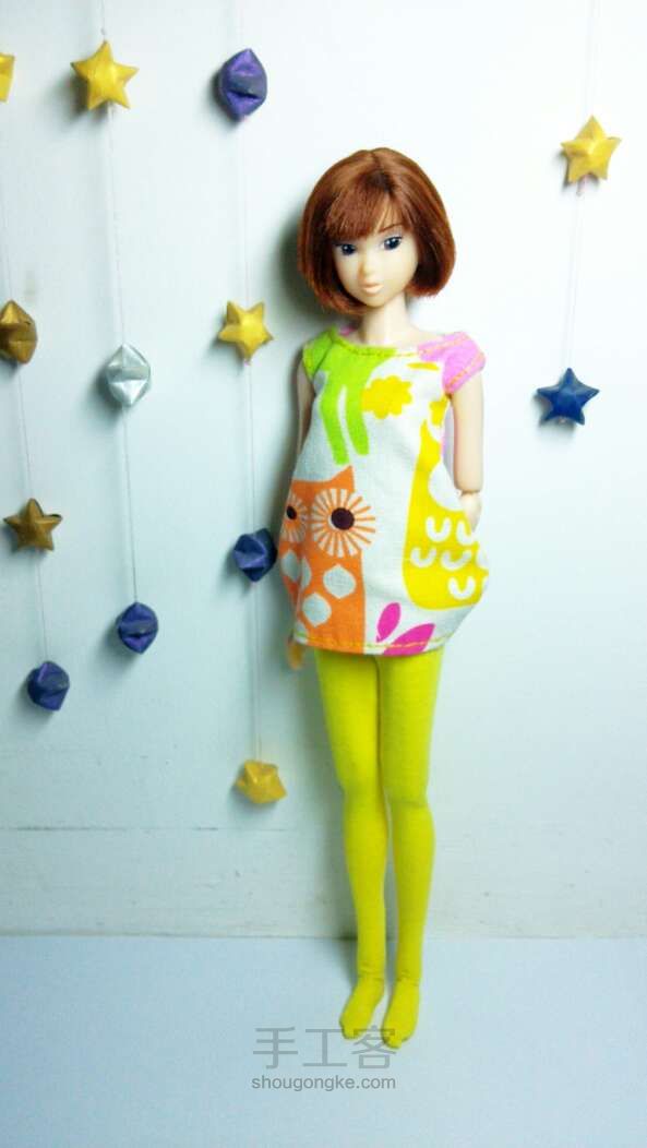 【教程】momoko娃娃可爱上衣制作方法。 第11步