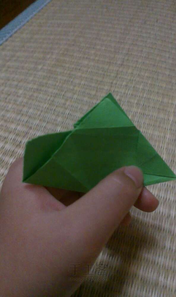 简易迷你信封折纸方法 第5步