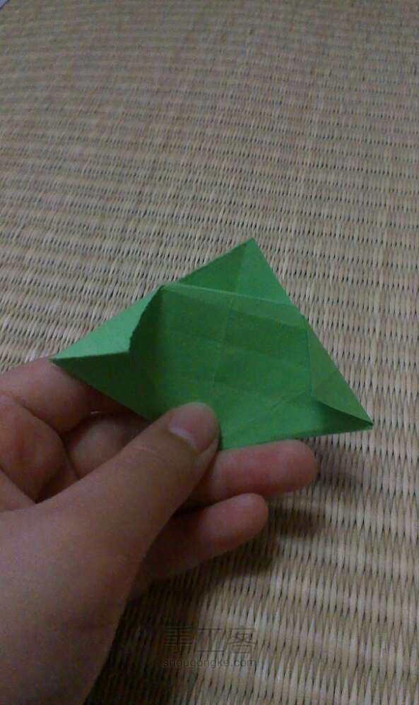 简易迷你信封折纸方法 第7步