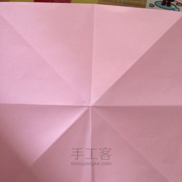 可爱小蝴蝶折纸方法 第3步