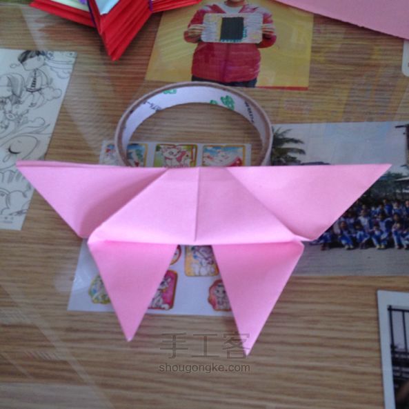 可爱小蝴蝶折纸方法 第11步