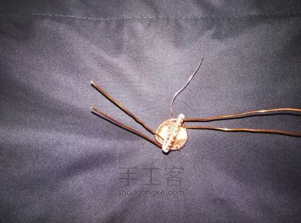 葡萄石戒指一枚，帽帽家的水晶DIY方法 第13步
