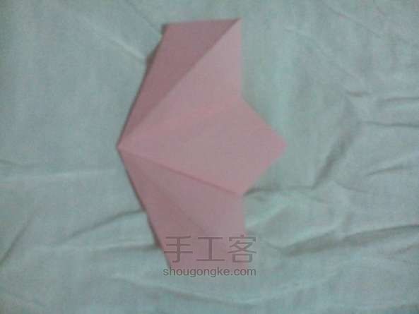 樱花折纸方法 第5步