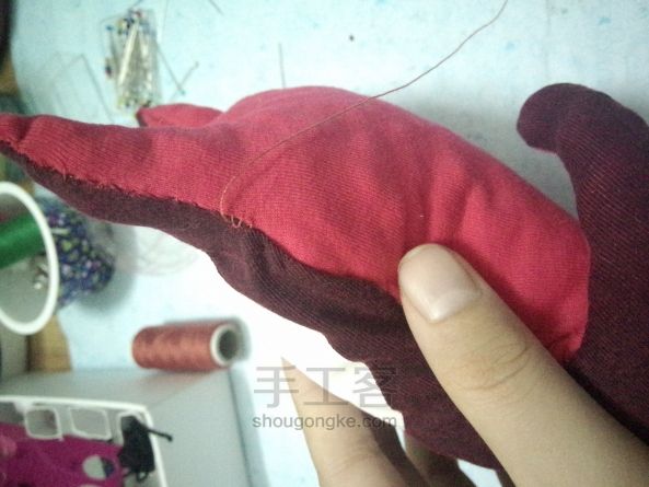 喵了个咪 旧物改造的萌小猫 第8步