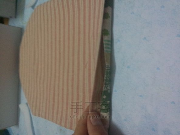 眼镜袋，布艺手工DIY教程 第8步