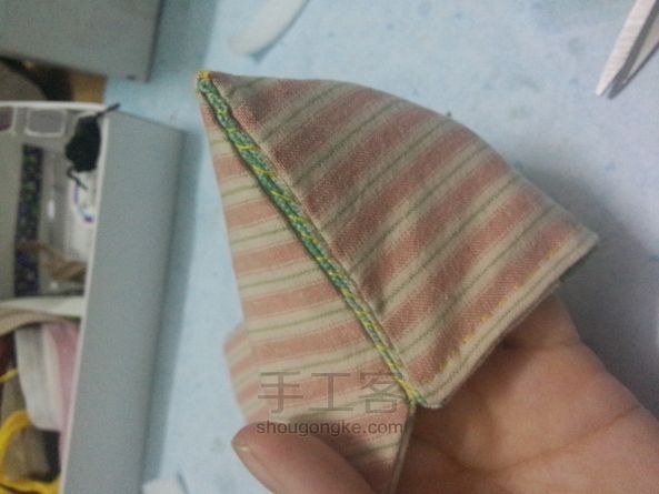 眼镜袋，布艺手工DIY教程 第10步