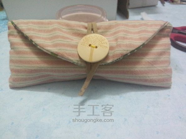 眼镜袋，布艺手工DIY教程 第14步