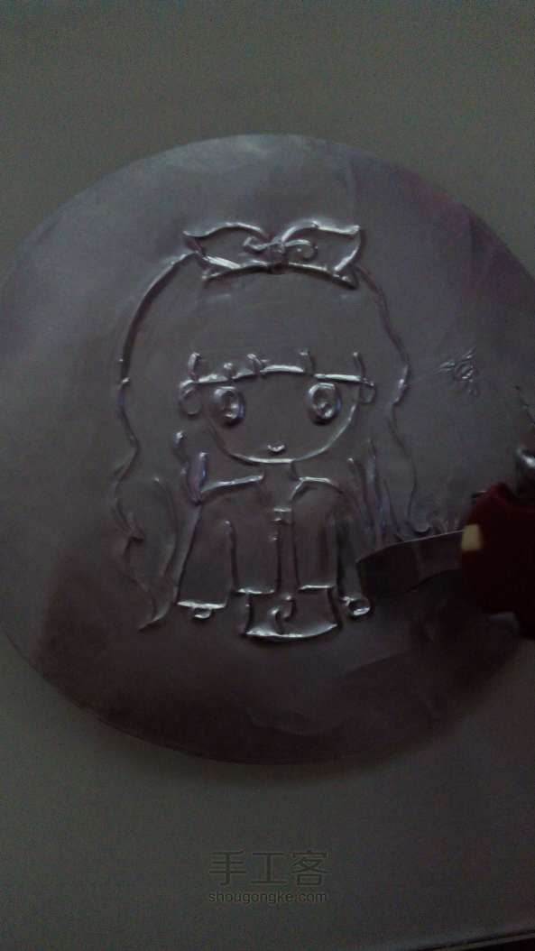 漂亮的鬼小妞制作方法！ 第3步
