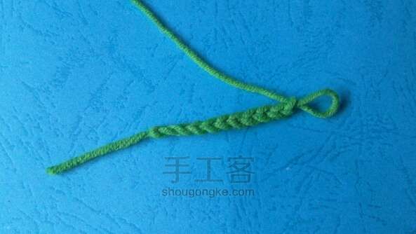 西瓜婴儿鞋钩织方法 第3步