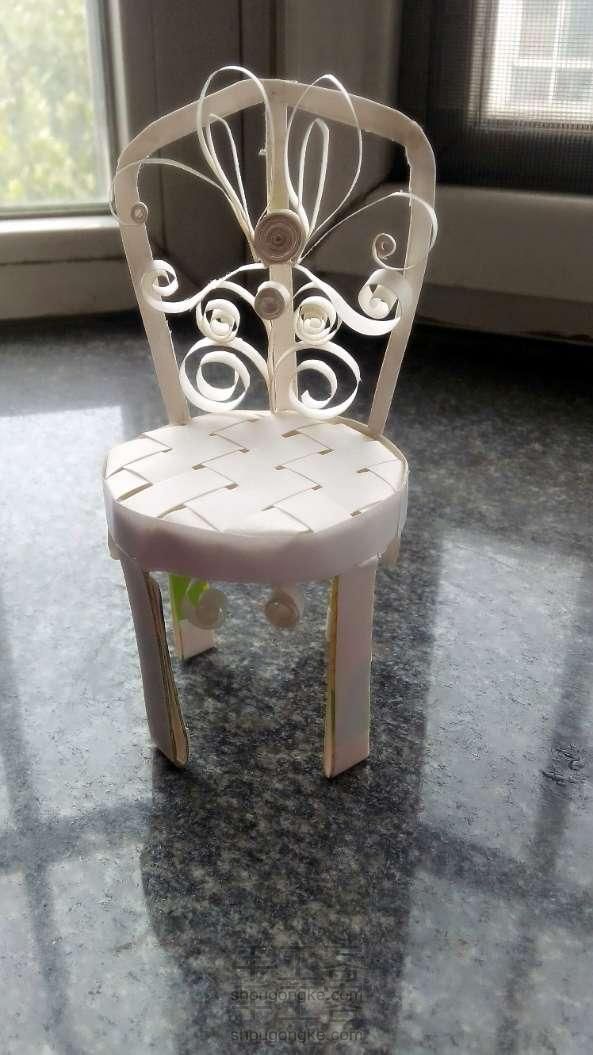 纸杯藤椅 手工制作