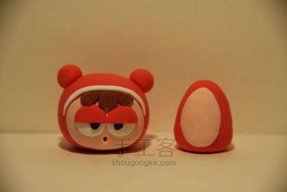 【兜兜粘土教程】《卡丁车-宝宝》 第4步