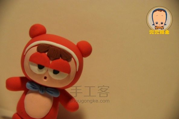 【兜兜粘土教程】《卡丁车-宝宝》 第5步