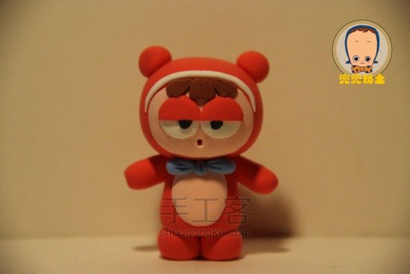 【兜兜粘土教程】《卡丁车-宝宝》 第6步