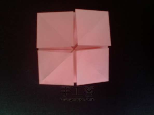 摩天轮折纸方法 第13步