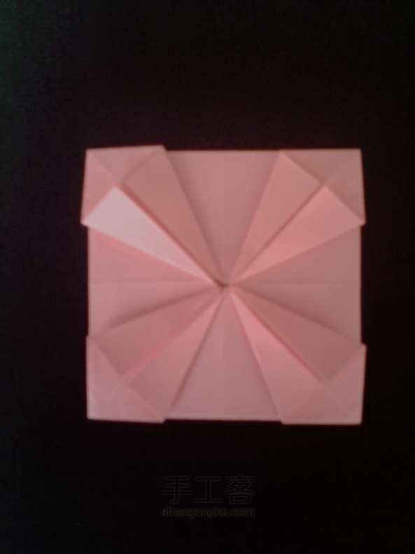 摩天轮折纸方法 第14步