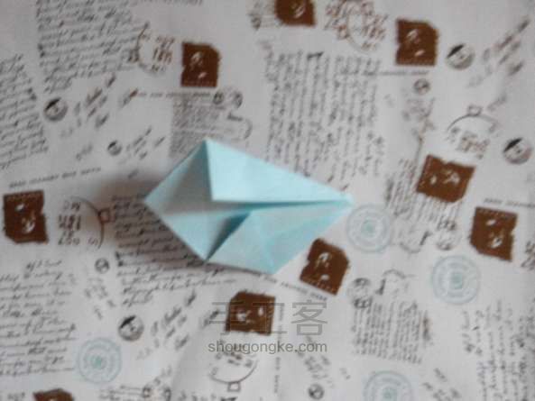 四角香盒折纸方法 第8步