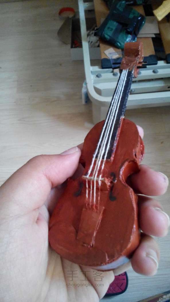 欧洲古典哥特风小提琴制作教程 第15步