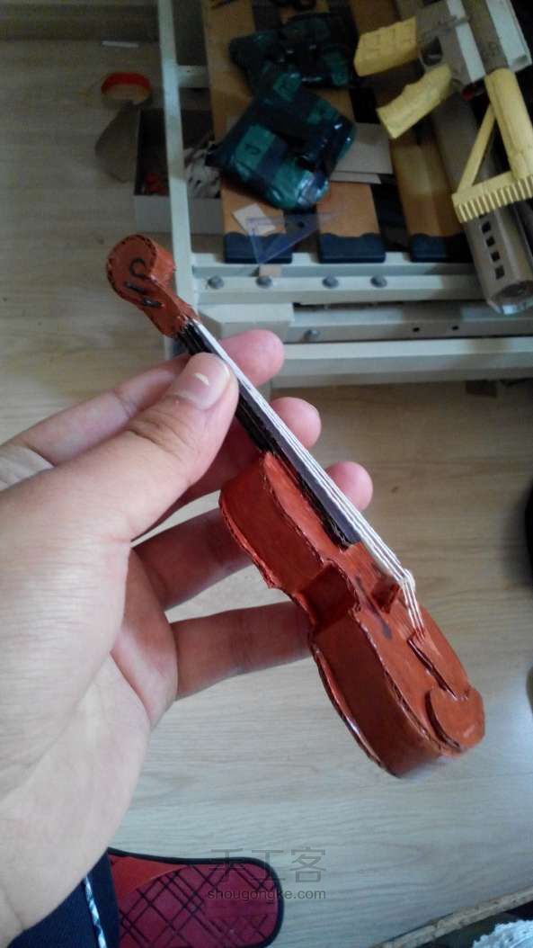 欧洲古典哥特风小提琴制作教程 第17步